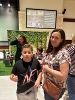 Michael at the First Communion retreat